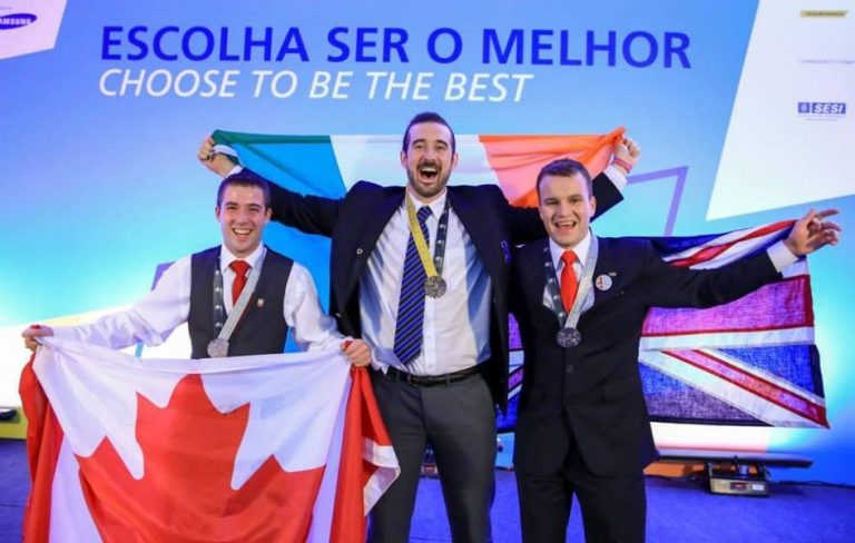 Ros Wynne wins Gold Medal in Aircraft Maintenance at WorldSkills in Brazil