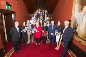 Newly signed up ambassadors with Shannon Region Conference & Sports Bureau meet in Dromoland Castle Hotel. Pic Sean Curtin Fusionshooters.