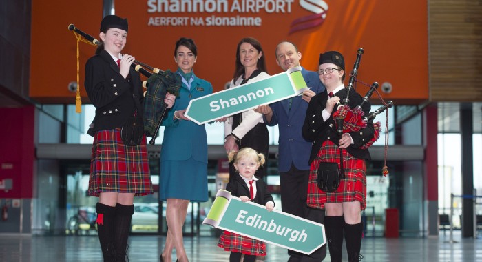 New Aer Lingus Regional Shannon Edinburgh route takes off