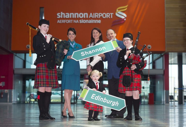 New Aer Lingus Regional Shannon Edinburgh route takes off