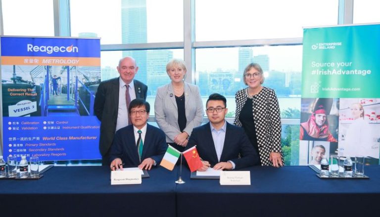 World’s Largest Producer of Physical and Chemical Standards – Reagecon, Shannon – signs a €10 Million Contract with Beijing Thorigin of China