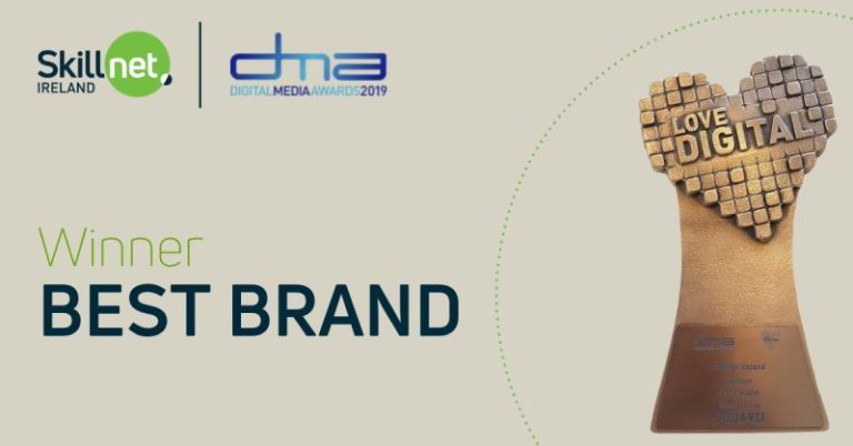 Skillnet Ireland named Best Brand at the 2019 Digital Media Awards