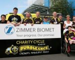 Zimmer Biomet Charity Cycle Local Family Mid West web