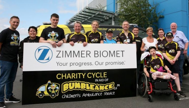Zimmer Biomet Employees Take to the Road to Raise Funds for The Saoirse Foundation – BUMBLEance Children’s National Ambulance Service