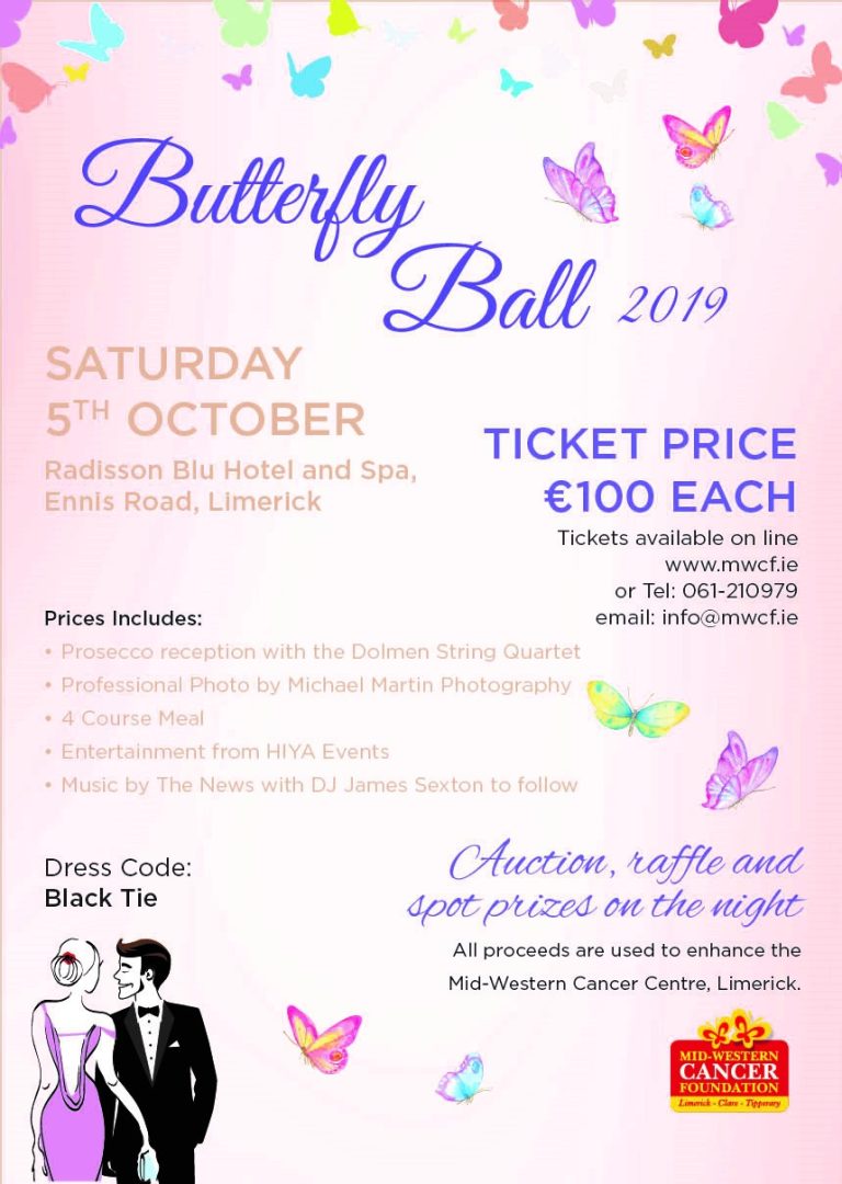 Mid Western Cancer Foundation – The Butterfly Ball 2019