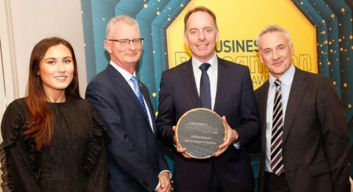 Skillnet Ireland named ‘Best Agency Support to Business’ in InBusiness Recognition Awards 2019.