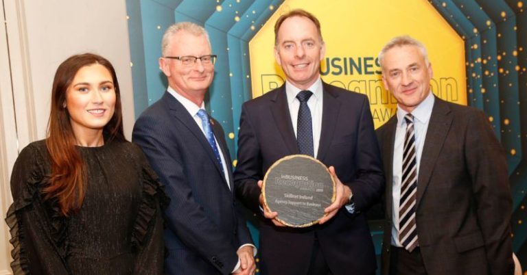 Skillnet Ireland named ‘Best Agency Support to Business’ in InBusiness Recognition Awards 2019.