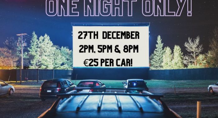 Drive-In Movies come to Shannon on Sunday, 27 December