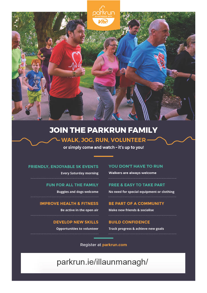 Illaumanagh Park Run Shannon – the ideal start to a Saturday morning