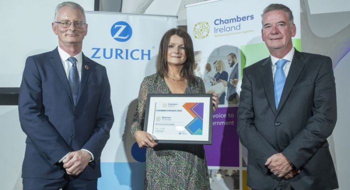 Shannon Chamber Wins Most Successful Policy Campaign Category in Chambers Ireland Awards 2022