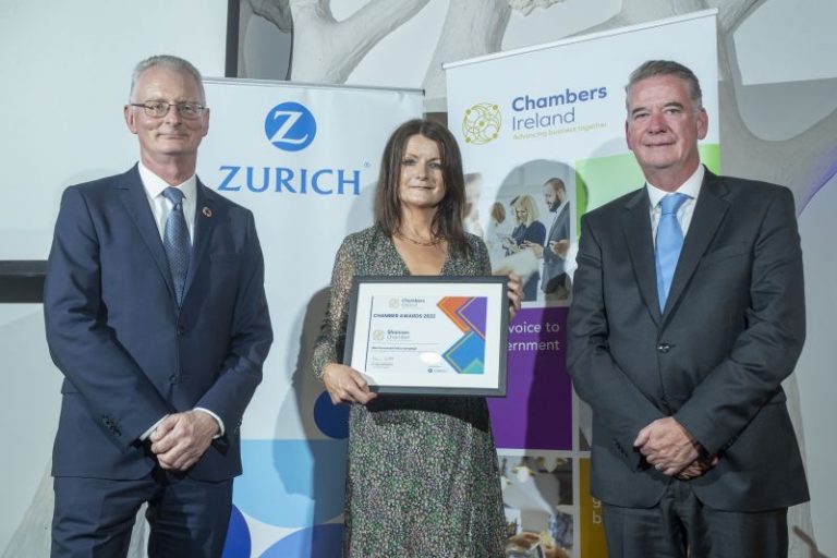 Shannon Chamber Wins Most Successful Policy Campaign Category in Chambers Ireland Awards 2022