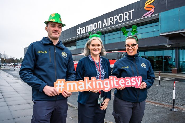 30,000 passengers expected through Shannon Airport over the St. Patrick’s Day period, up by 24 per cent on 2022