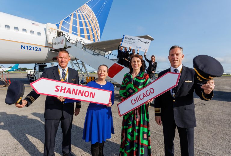 Take off for Shannon Airport’s new Chicago service with United