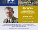 Shannon Chamber and Sixmilebridge Historical Society collaborate to honour the legacy of Brendan O’Regan