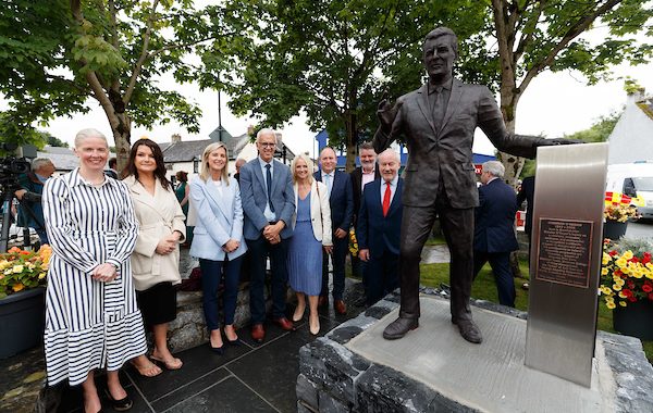 Life-Size statue of Brendan O’Regan unveiled in Sixmilebridge, Co Clare to preserve the legacy of one of Ireland’s greatest visionaries, innovators, and motivators