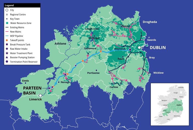 Water Supply Project, critical to securing Ireland’s economic growth and housing needs for the future, gets Government green light