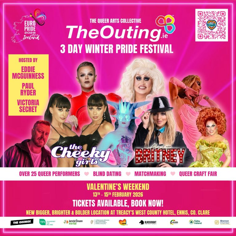 The Outing Winter Pride Festival 2026: World’s Only Queer Matchmaking Phenomenon Hits Ennis with Historic EuroPride 2028 Victory bid in Hand