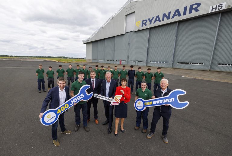 Shannon Airport set for major aviation boost with €50m Ryanair expansion